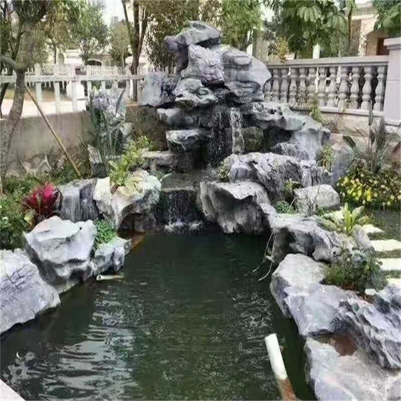 莱山庭院鱼池改造过滤